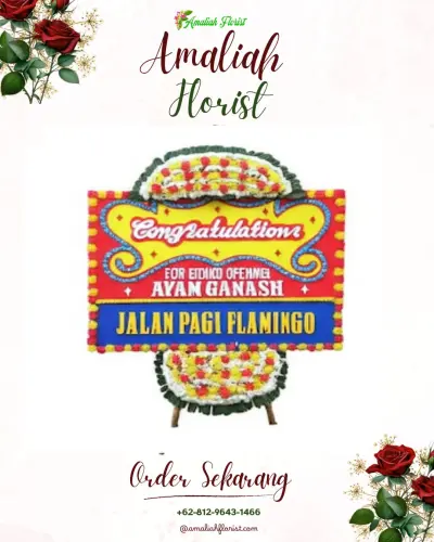 Bunga Papan Congratulation di 12 Ulu